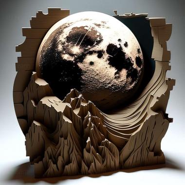 3D model Earthrise 2010 game (STL)